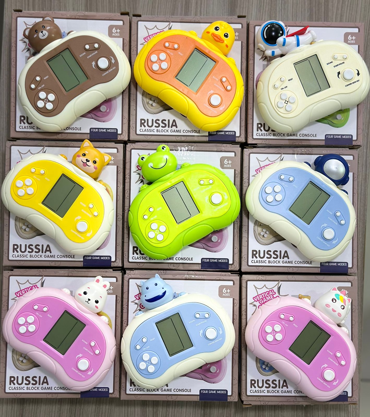 MINI CONSOLA RETRO TETRIS INFANTIL